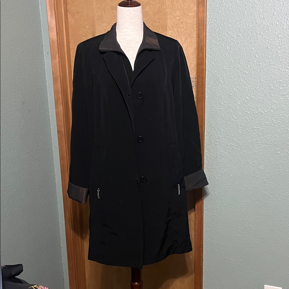 Elegant Black Women's Blazer Coat